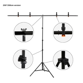 T-Shape Portable Backdrop Support Stand Kit Adjustable Photo Background Stand Studio Photography #5