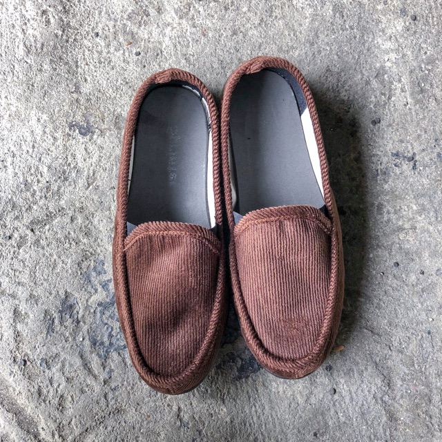 corduroy loafers