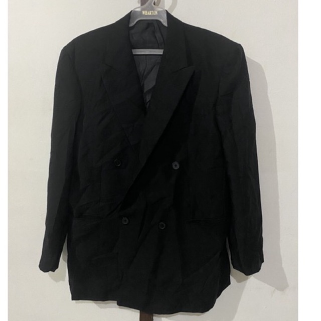 Preloved Coat for men (black) | Shopee Philippines