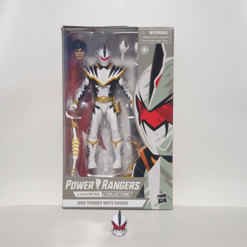 DINO THUNDER WHITE Power Rangers Lightning Collection with Head ...