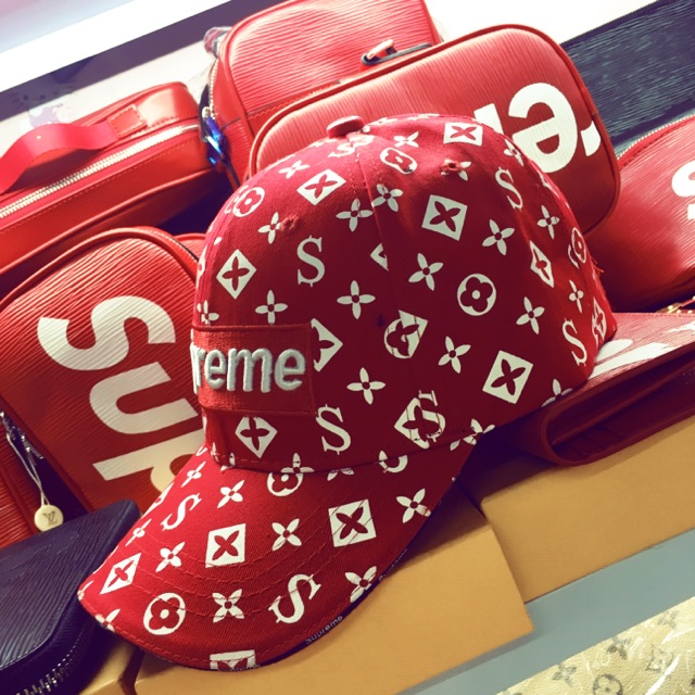 supreme x lv hat