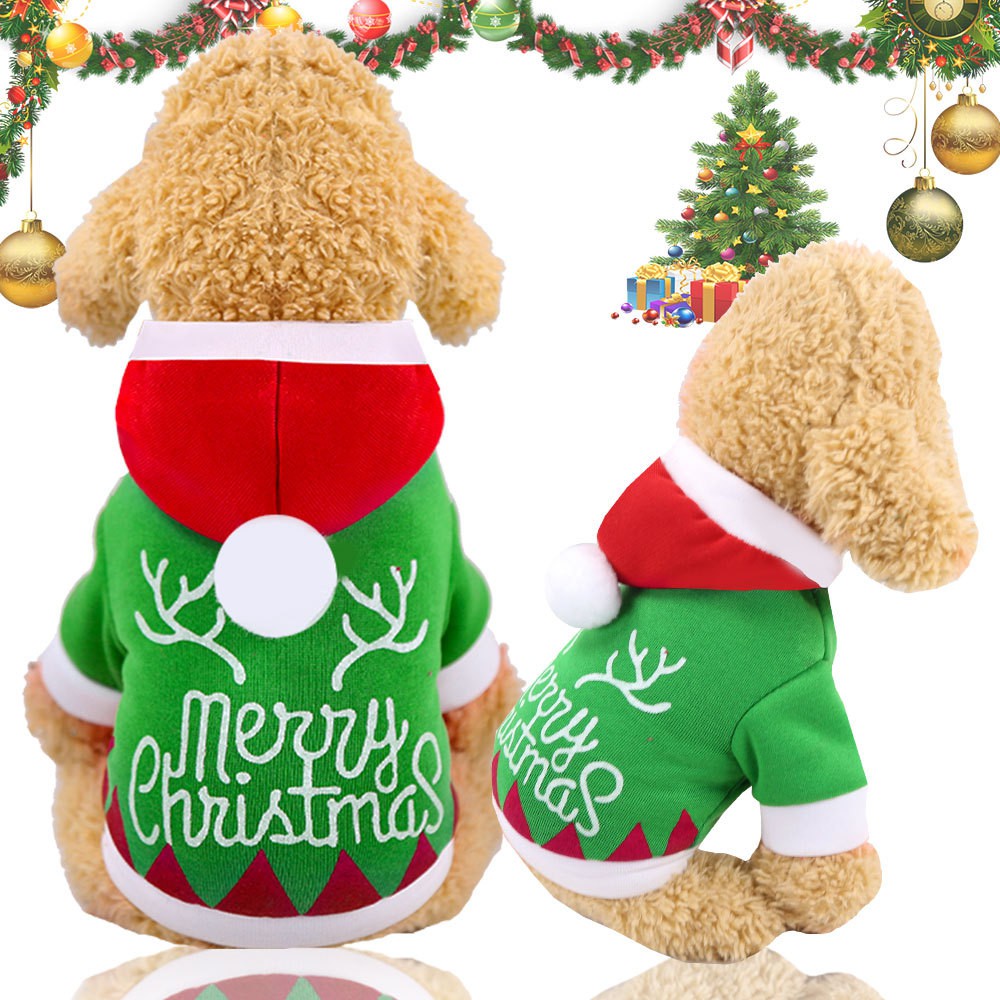 christmas dog hoodie