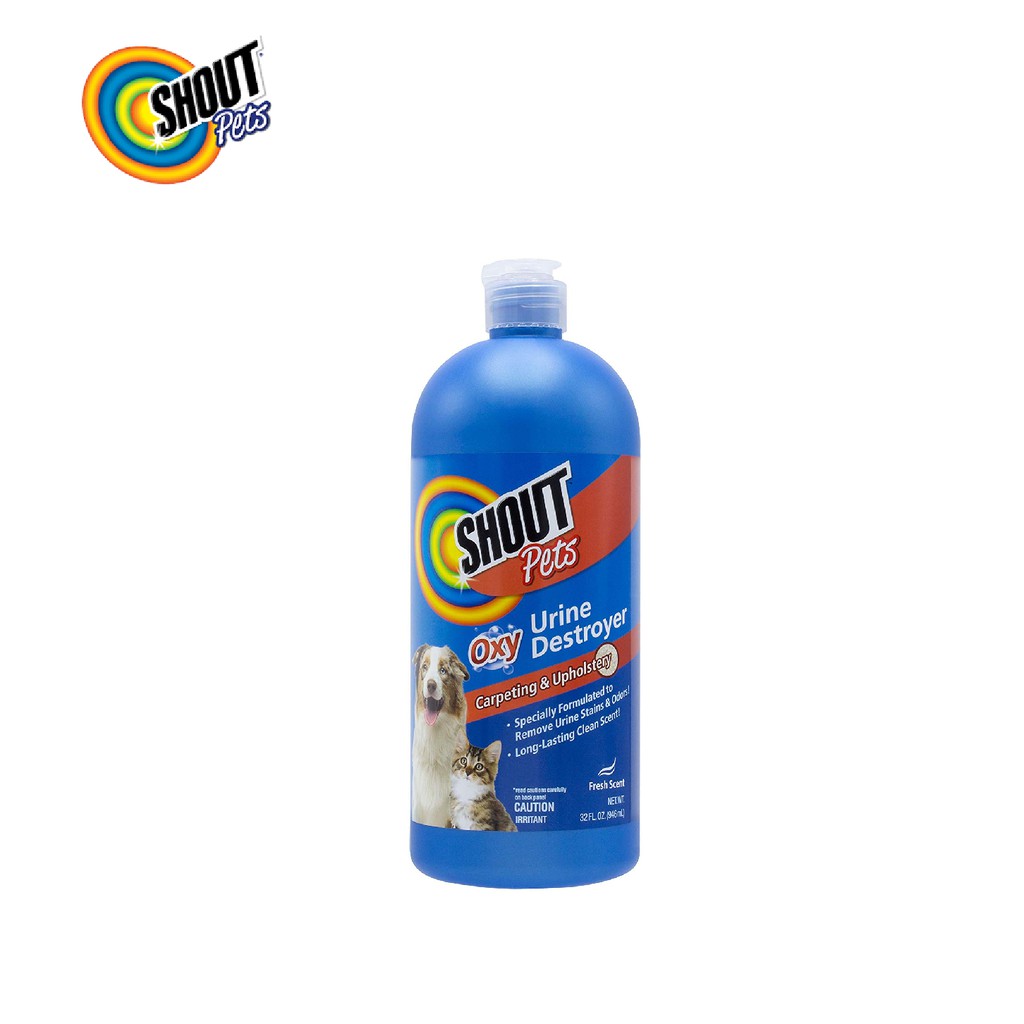 Shout for Pets Turbo Oxy Urine Destroyer, Carpet Cleaner and Pet Odor