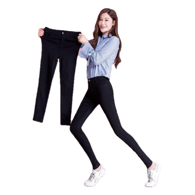 skinny pants black