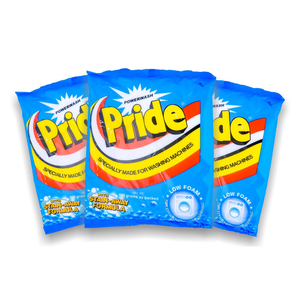Pride Powerwash Detergent 500grams by 3pcs Shopee Philippines
