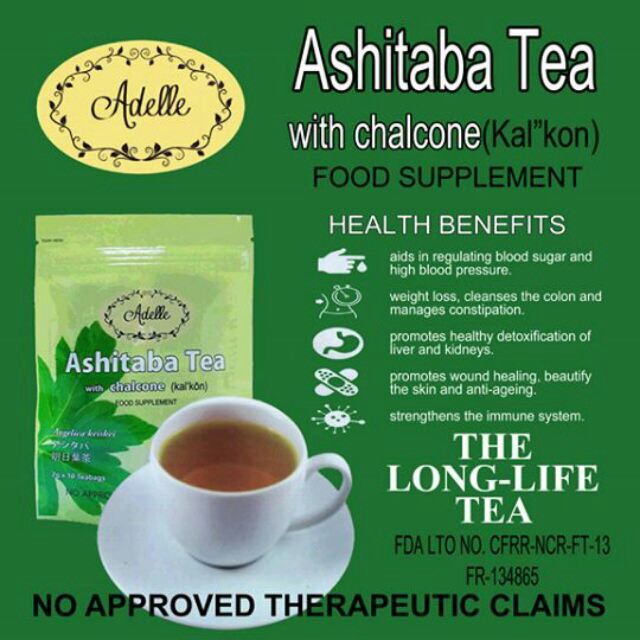 Adelle Ashitaba Tea With Chalcone In Ziplock 2g 10 S Teabags Shopee Philippines