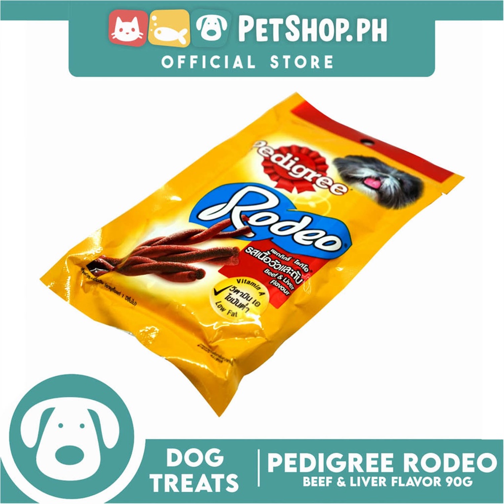 6pcs Pedigree Rodeo Beef and Liver 90g Dog Treats, Twist Stick #4