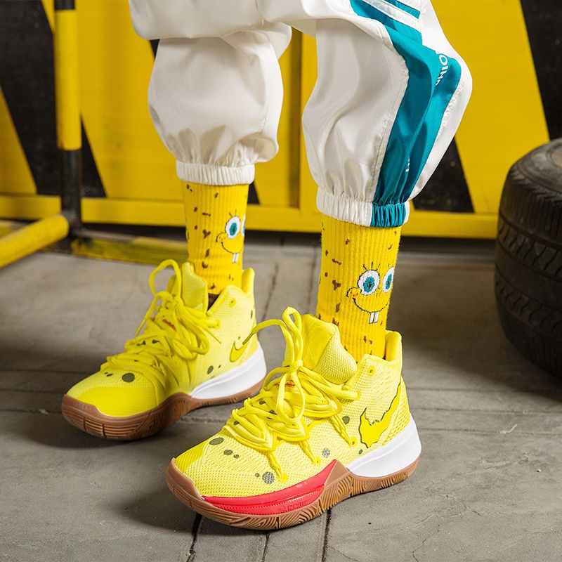 spongebob basketball socks