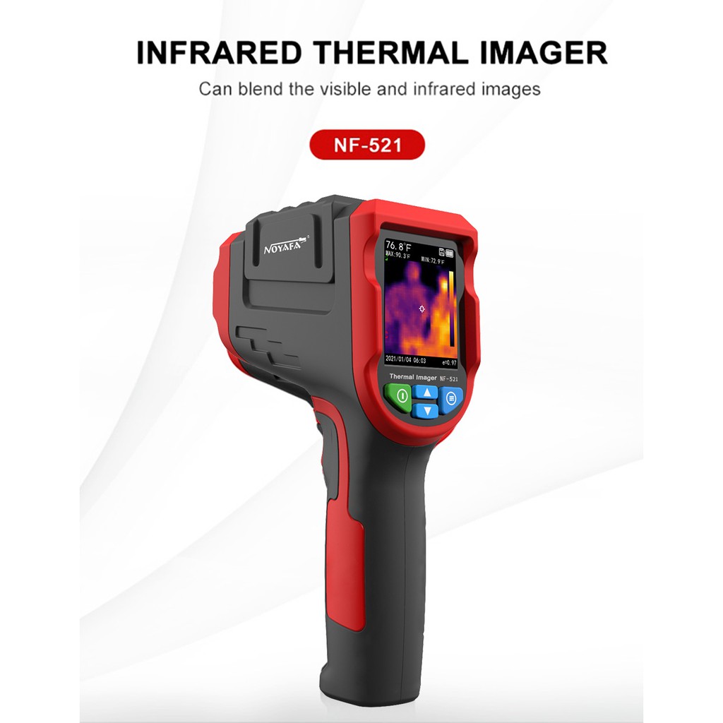 NF-521 Industrial Infrared Thermal Imager Camera – 200,000 Pixels, 8GB, -10°C To 400°C