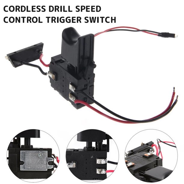 DC 7.2 V-24 V 16A Electric Drill Control Switch Cordless Trigger Switch ...