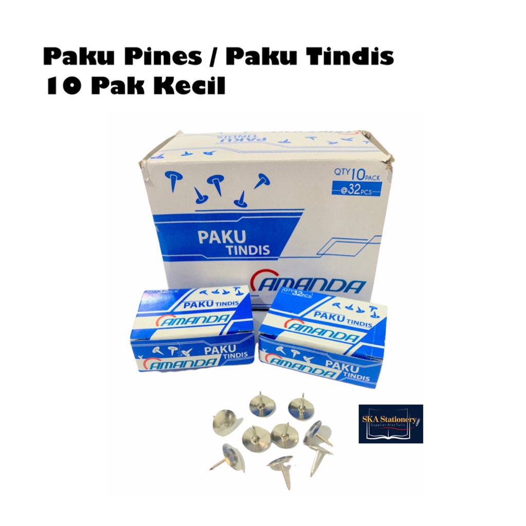 Pines / Tindis Spikes / Thumb Tacks Contents 10 Small Packs (Pack ...