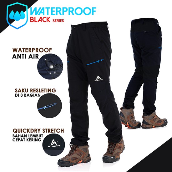 black outdoor pants