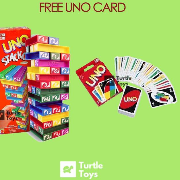 Uno Package Kids Toys Stacking Beams Uno Stacko Tumbling Stacking