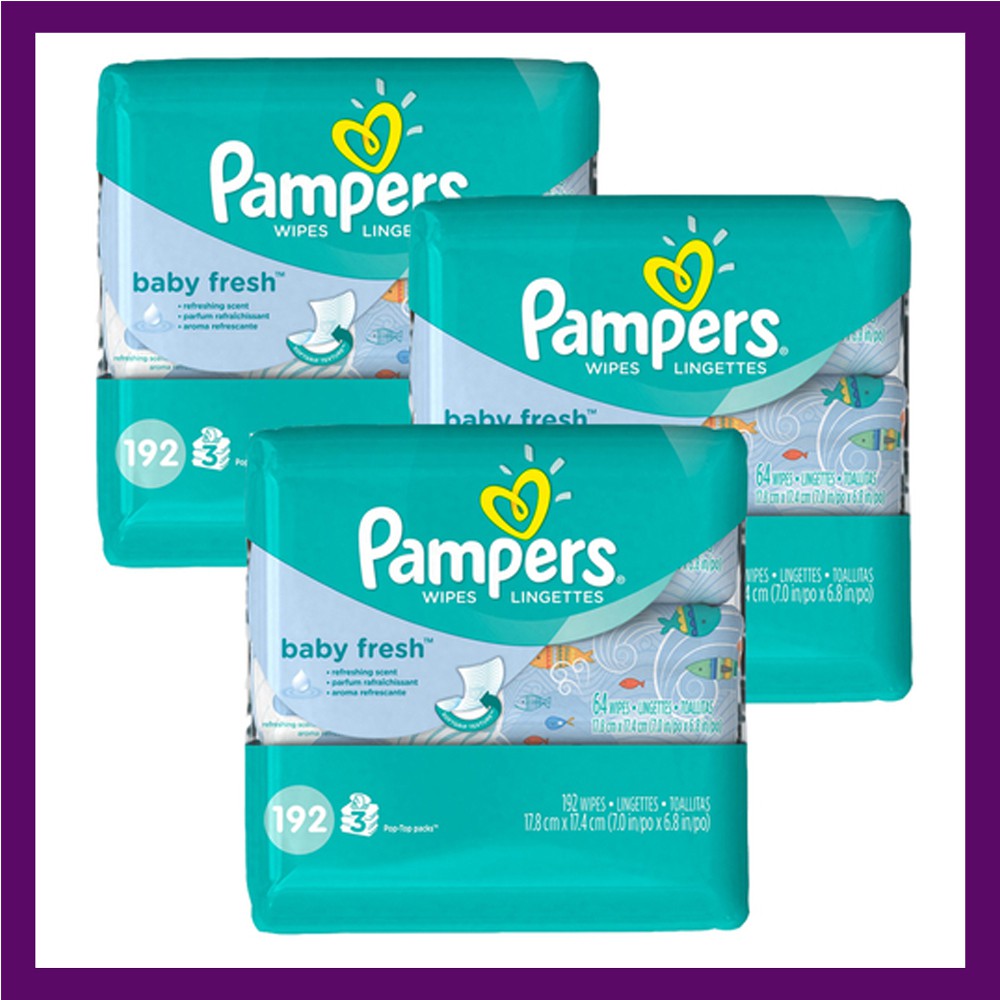 pampers scented baby wipes