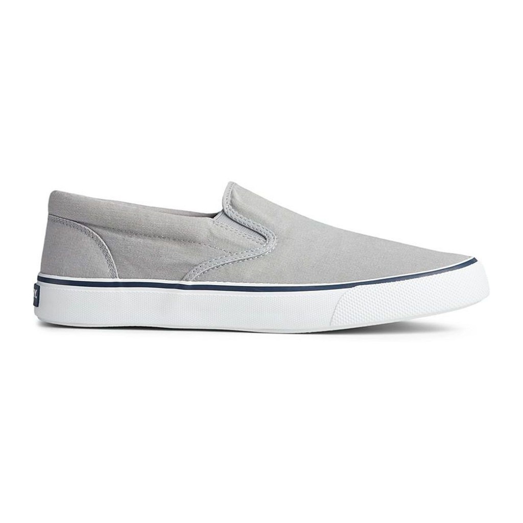 Sperry Men's Striper II Slip On SW Sneakers (Grey) | Shopee Philippines