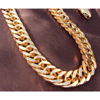 G WOLF 4mm Curb Chain Gold Necklace Cuban Curb Chain for Men 18k Saudi Gold Necklace Pawnable Origin #5
