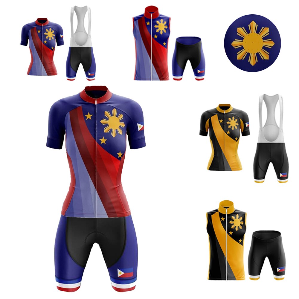 【2021 NEWEST】2021 PILIPINAS Cycling Jersey PHILIPPINES Women’s Cycling