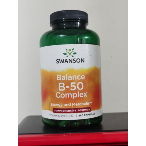 Swanson Balance B50 Complex Capsule Vitamin B 50 Heart Brain Stress ...