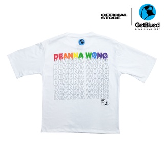 GetBlued Ateneo Deanna Wong Series Rainbow White Oversized Box Tee For Men And Women #9