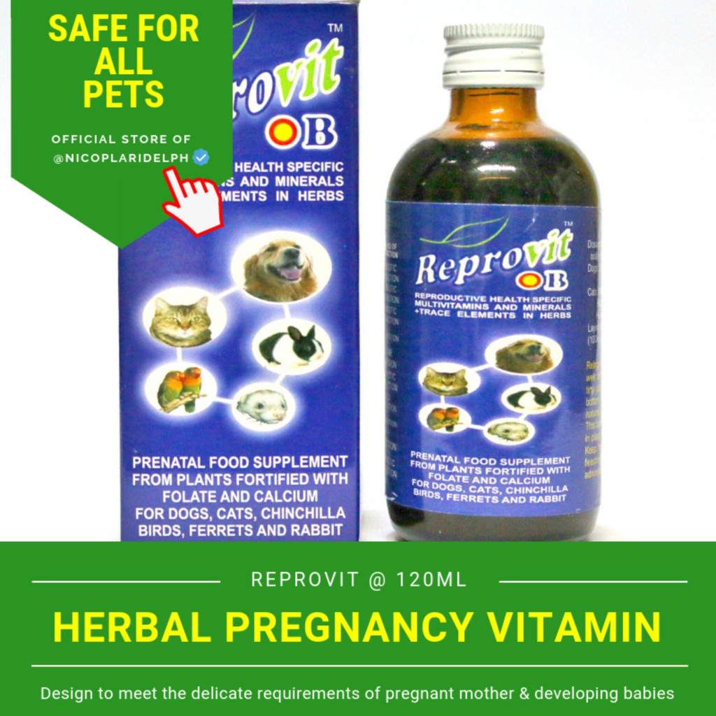 Reprovit OB Pre Natal Vitamin and Minerals for Pregnant Dogs, Cats