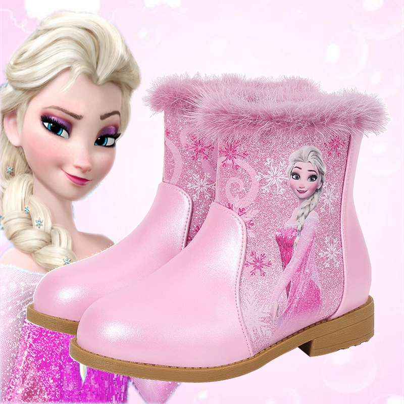 pink snow boots