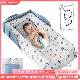 newborn baby portable bassinet bed crib set 4 in 1  steps cotton crib bionic bed foldable baby bed