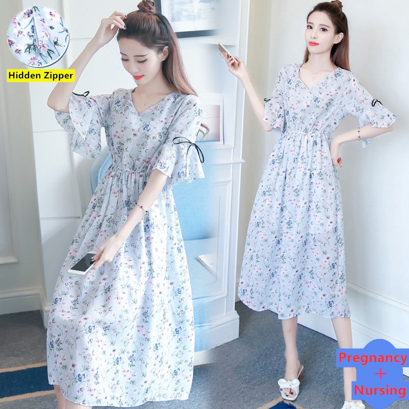 casual breastfeeding dresses