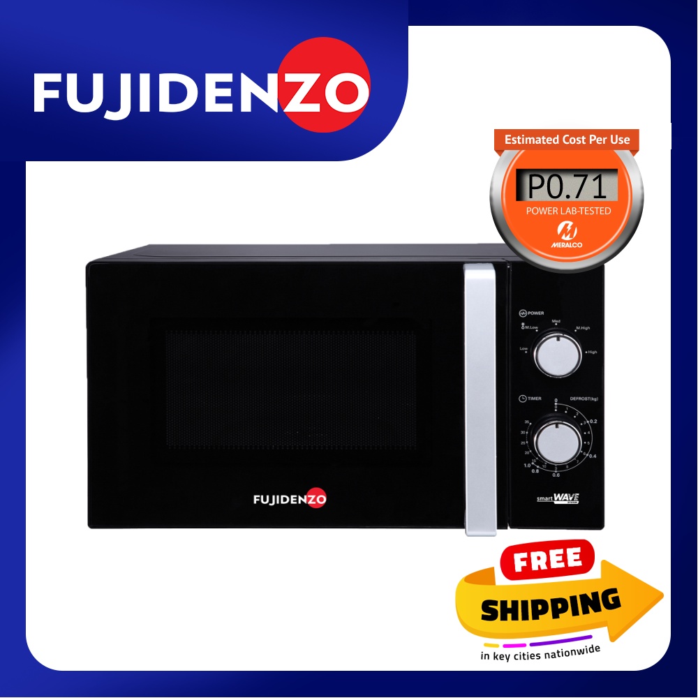 Fujidenzo 20Liter capacity Microwave Oven MM22 BL (Black) Shopee