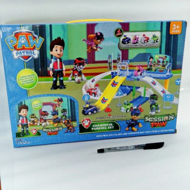 paw patrol car garage