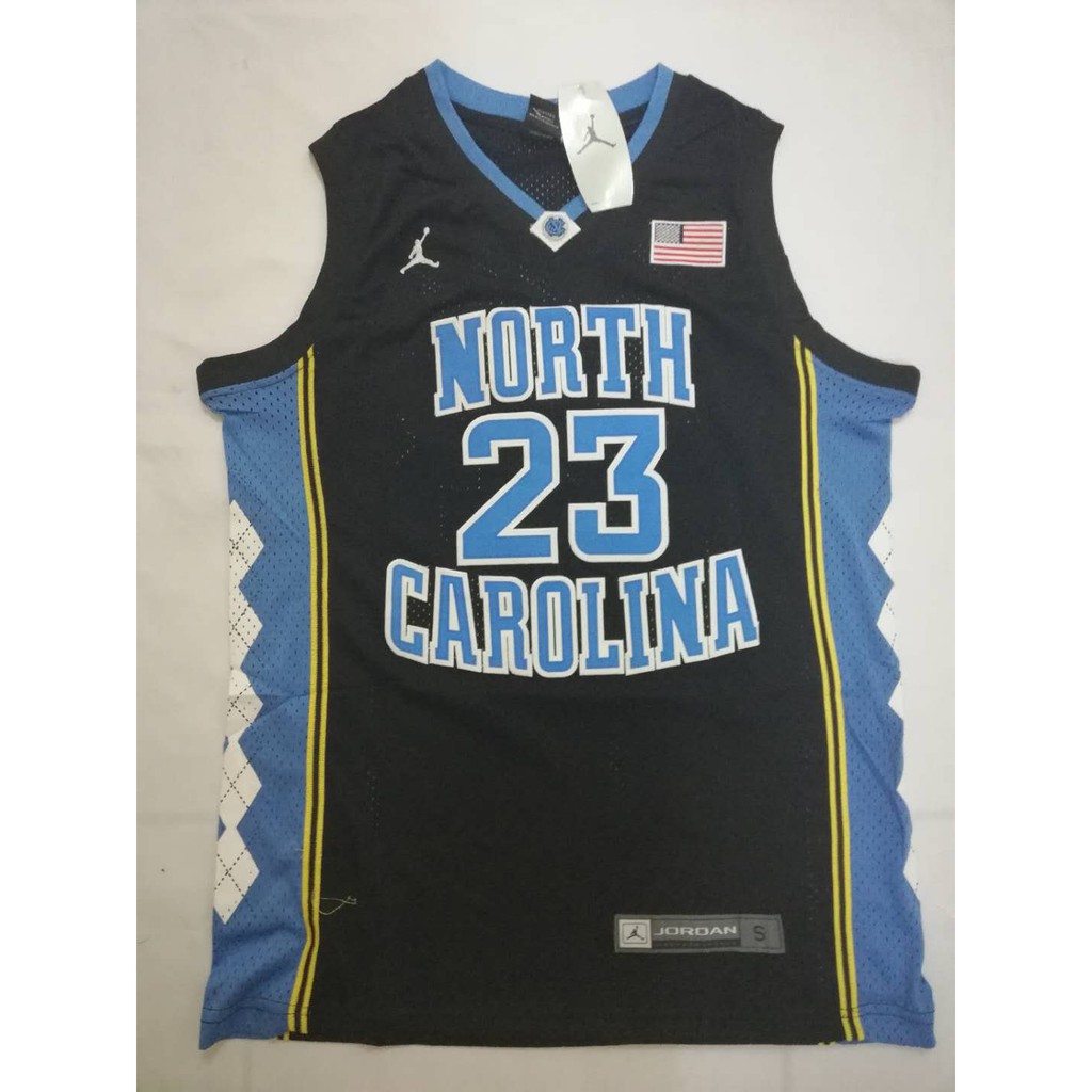 michael jordan north carolina jersey black