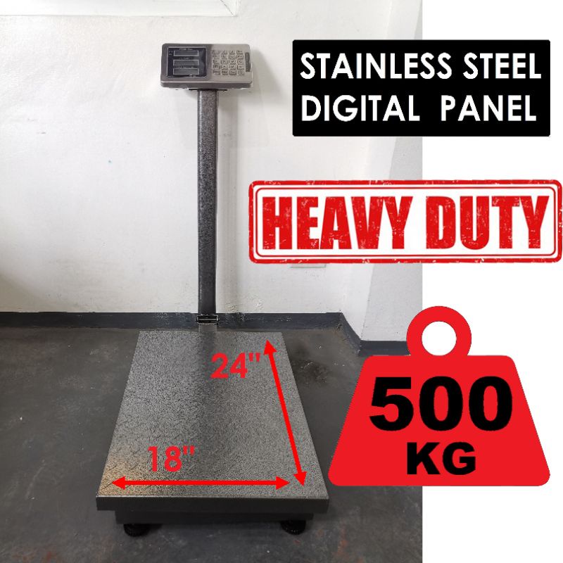 [ HEAVY DUTY ] Digital Weighing Scale 500kgs ALL STEEL Platform