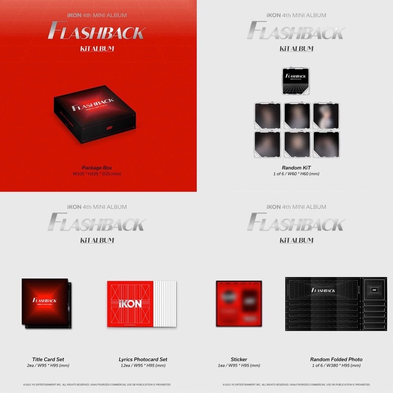 IKON 4TH MINI ALBUM FLASHBACK (KIT VER) Shopee Philippines