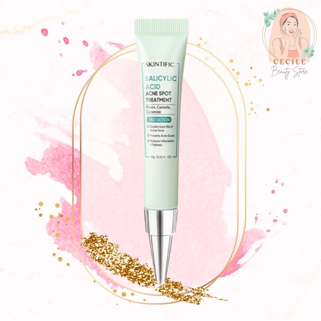 Skintific Salicylic Acid Acne Spot Treatment Gel 10g Shopee Philippines