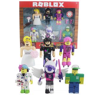 6pcs Virtual World Roblox Building Block Doll Professional Citizen Action Figures With Accessories Shopee Philippines - brand new citizens of roblox toy figures with virtual