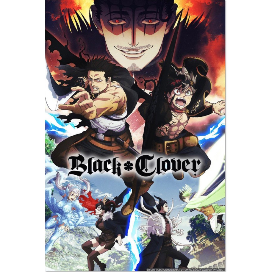 Black Clover Anime Poster Posters Shopee Philippines