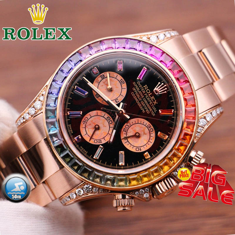 ROLEX Watch Women Pawnable Orginal Gold Waterproof ROLEX Daytona Watch for Men Original