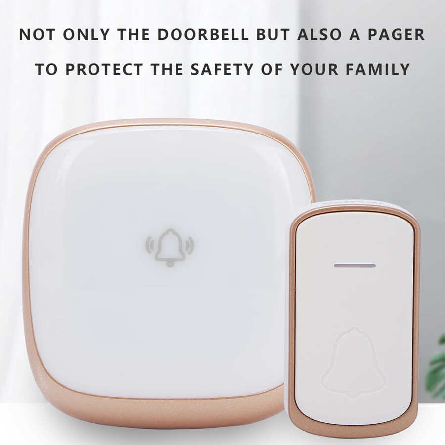 For Elderly Disabled Adjustable Doorbell Kit Adjustable Volume Sound