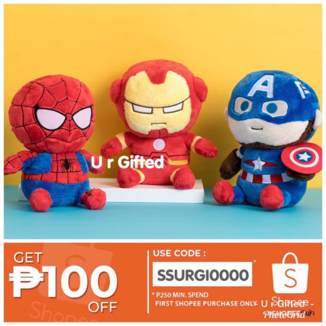 marvel superhero plush dolls