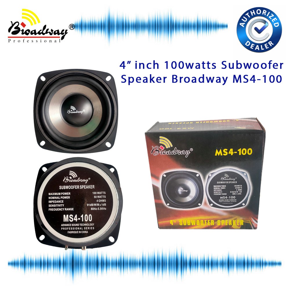 100 watt 4 ohm speaker