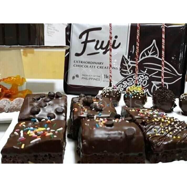 FUJI Chocolate Block Bar 1kg (1 kilo) ON HAND 10pcs (1box) Wholesale