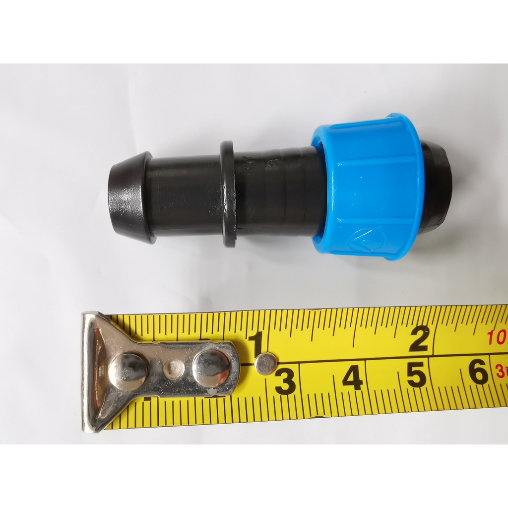 Drip hose connector 16mm x 16mm take off barb irrigation tape hose