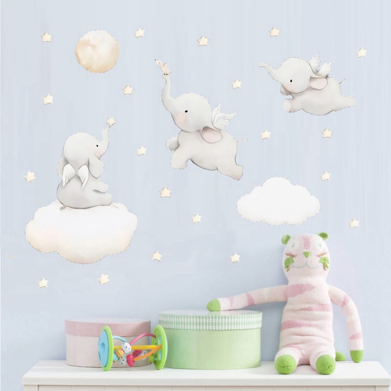 cloud stickers for baby room