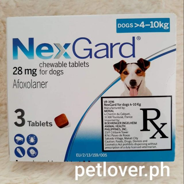 nexgard xl dog