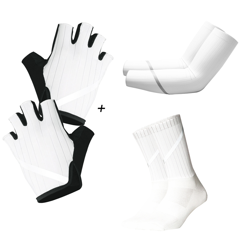 white bike gloves