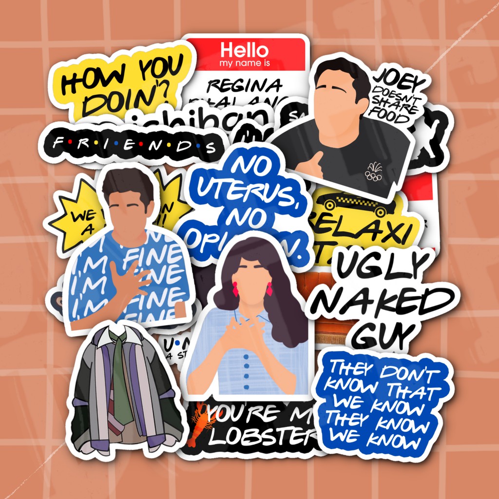 friends show [sticker pack] | Shopee Philippines