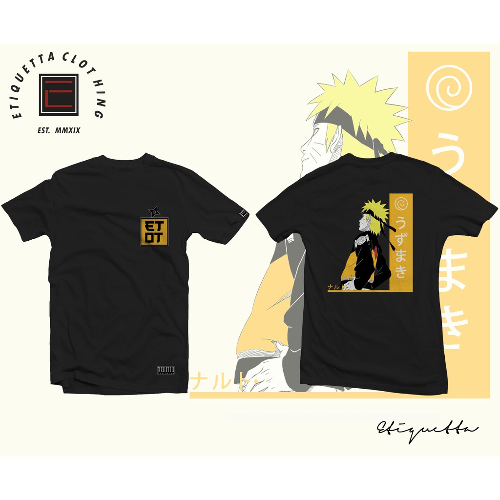 Anime Shirt - Naruto - ETQT Shirt - Naruto V1 | Shopee Philippines