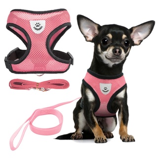 Pet Dog Harness Soft Mesh Chest Strap Dog Harness Pet Training Supplies Adjustable Outdoor Walking dogs Leashs #5