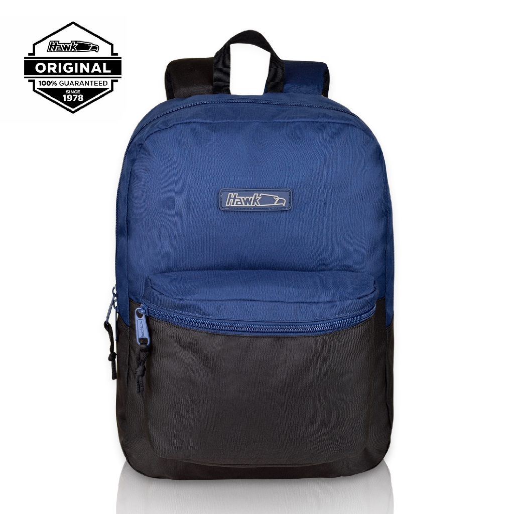 Hawk 4897 Backpack (Navy Blue/Black) Shopee Philippines