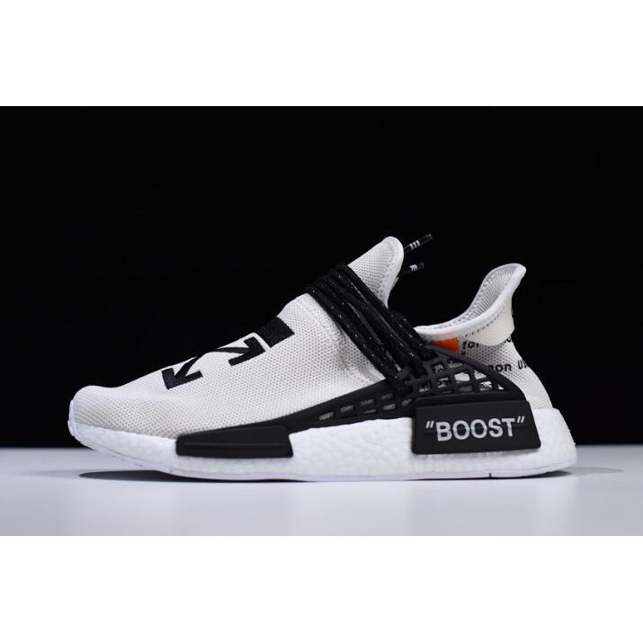 OFF-WHITE x Pharrell x adidas NMD Hu Race Trail Grey/Black | Shopee  Philippines