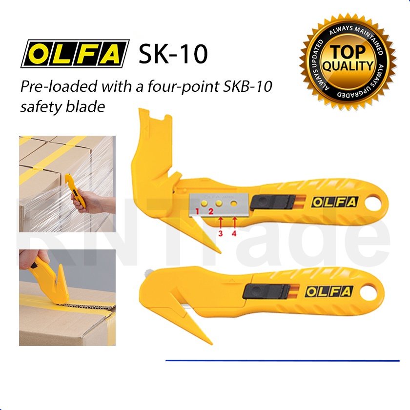 OLFA SK10 Heavy Duty Box Cutter / Stretch Shrink Wrap Cutter / Utility